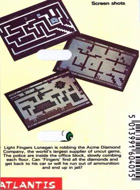 Cops n' Robbers (1987)(Atlantis Software) box cover back
